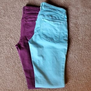 Two Ann Taylor Modern fit pants